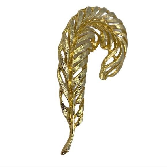 Vintage Feather Brooch/Pin - Picture 1 of 2